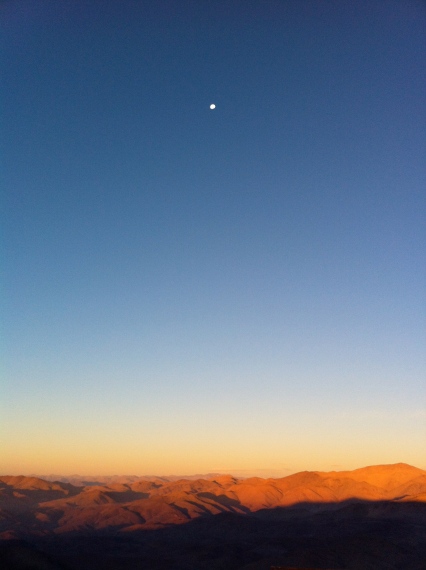 LCO; moon over Argentina (looking E)