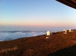 La Palma, Canary Is, Spain. View from the Nordic Optical Telescope; observing great when *above* the clouds